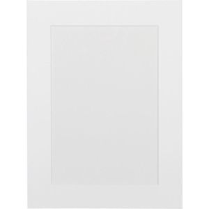Passepartout 30x40 Fotomaat Wit - Lijstmaat 40x50 – Museum Karton
