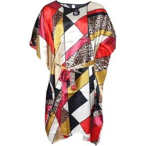 Kaftan - Tuniek - Strandjurk - Panterprint - 95 x 90 cm One Size