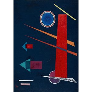 Vassily Kandinsky - Powerful Red, 1928- Puzzel - 1000 Stukjes