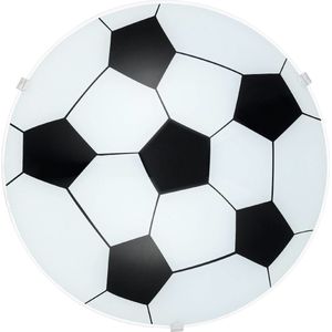 EGLO Junior 1 Plafond- en Wandlamp - E27 - Ø 24,5 cm - Voetbal - Kinderkamer