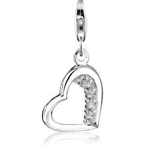 Nenalina Dames Bedel Dames hanger met kristallen in 925 sterling zilver