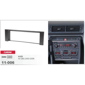 1-DIN AUDI A4 (B6) 2000-2006 afdeklijst / installatiekit Audiovolt 11-006