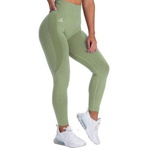 Mewave - Sportlegging groen - Dames - Sportbroek - Sportkleding - Yoga legging - Hardloopbroek - Tiktok - Fitness - Maat M
