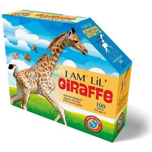Madd Capp Puzzel Giraffe Oranje 100 Stukjes