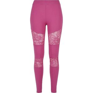 Urban Classics - Laces Inset Sportlegging - XS - Paars