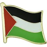 Pin Vlag Palestina 20 mm - Landen thema artikelen