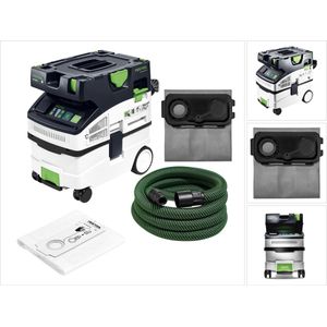 Festool CTM MIDI I CLEANTEC mobiele stofzuiger ( 574822 ) stofklasse M + Longlife filterzak