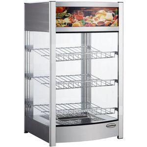 Professionele Warmhoudvitrine 97L | Combisteel | 7487.0115 | Horeca