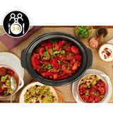 CrockPot Slow Cooker beigewit Klapdeksel Digital 3,5L