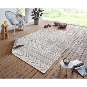 Flycarpets Omkeerbaar Vloerkleed - Biri - Grijs / Creme - 80x150 cm