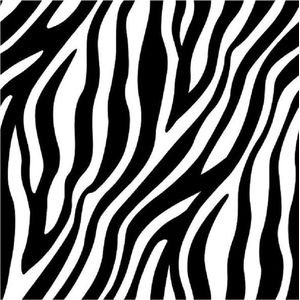 60x zebraprint/zebra motief servetten 33 x 33 cm - Papieren tafeldecoraties - Papieren wegwerpservetten 3-laags