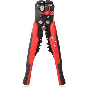 Multifunctionele 3-in-1 Striptang en Krimptang voor Draadbewerking - Automatische Draadstripper voor AWG 24-10