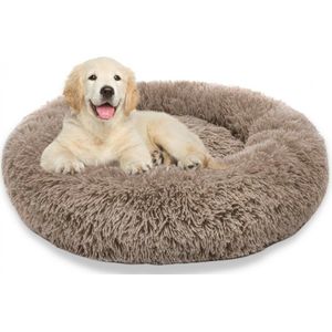 Topmast Fluffy Donut - Dierenmand - Donut Hondenmand - Camel - 40 cm - AKTIE