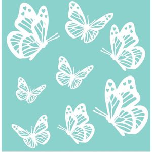 Raamsticker Vlinders - Butterfly - Decoratief - Muurdecoratie -