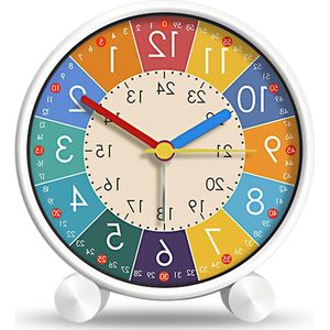 Analoge kinderwekker zonder tikken voor jongens en meisjes - ideaal voor beginners