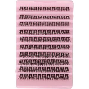 Lichtgewicht Synthetische Vezellijm Individuele Wimpers Clusters Wimperapplicatortool voor Volumineuze Dramatische Ogen Gemakkelijk Thuis aan Te - DIY Lash Extensions Kit .