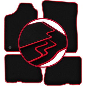 CARLUX-RED automatten voor: Renault 19 cabrio, hatchback, sedan, chamade (1988-1996)