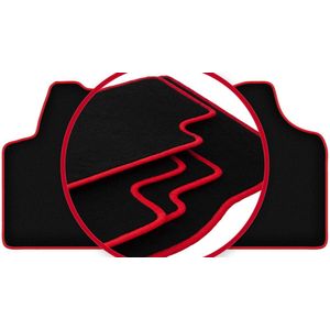 CARLUX-RED automatten voor: Peugeot Expert II bestelwagen (2007-2016)