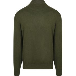 Steppin' Out Coltrui Cotton Cashmere Olijfgroen - Maat 3XL - Heren - Pull