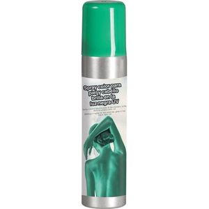 Halloween Groene bodypaint spray/body- en haarspray - Verf/schmink voor lichaam en haar