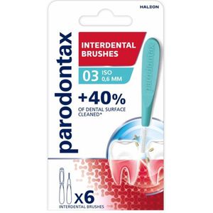 3x Parodontax Interdentale Ragers Size 3 6 stuks