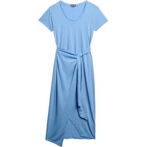 Superdry SLUB MIDI WRAP DRESS Dames Jurk