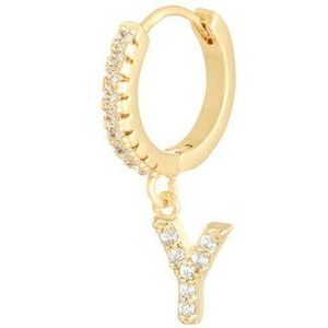 Oorbellen Letter Y Goud Copper