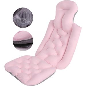 Luxe Bad Kussen - Roze - Anti-Slip Spa Head Rest Kussen Back Support - Baden - Waterproof Baby Kussen - Bio Materiaal