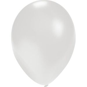 ballon metallic wit 5 inch per 100