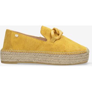 Fred De La Bretoniere Espadrille June Li Mustard Geel - Maat 41