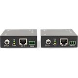 HDMI-Extender - Over Cat6 - tot 60 m - 4K@60Hz - 18 Gbps - Metaal - Antraciet