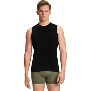 FALKE heren singlet Wool-Tech Light - thermoshirt - zwart (black) - Maat: XL