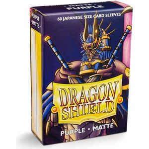 Dragon Shield Card Sleeves: Japanese Matte Purple (59x86mm) - 60 stuks