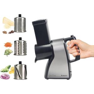 FOHERE® Elektrische Kaasrasp Deluxe - Kaasrasp - Electrische Rasp - Elektrische Kaasraspmolen - Kaasmolen - Trommelrasp - Kaasraspmolens