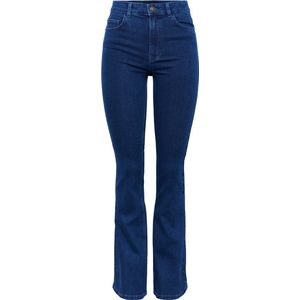 PIECES PCPEGGY FLARED HW JEANS DB NOOS BC Dames Jeans - Maat M