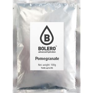 Bolero Siropen - Pomegranate Granaatappel – Voordeelverpakking / Bulk (zak van 100 gram)