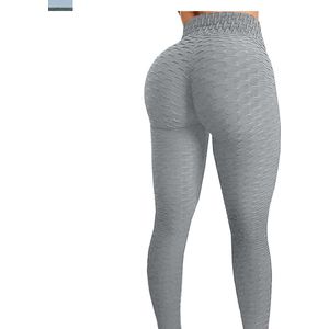 Miresa - Sexy Sportleggings / Fitness & Yoga High Waist Leggings – Grijs - Maat XL