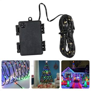 Cheqo® LED Verlichting 400 LED - 12m - Multicolor - 8 Lichtfuncties - Soft Wire - 3m Aanloopsnoer - Feestverlichting - Kerstverlichting - Tuinverlichting - Buitenverlichting - Gekleurde Kerstverlichting - Voor Binnen en Buiten