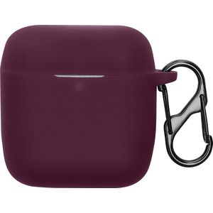 kwmobile cover voor oordopjes case - geschikt voor Marshall Minor IV / Minor 4 - Trendy beschermhoes draadloze oordopjes in magenta-lila