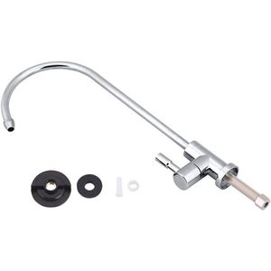 Kraan Tap 1/4'' Zink Keuken Chroom Omgekeerde Osmose Drinkwater Filter