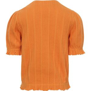 LOOXS Little 2411-7313-533 Meisjes Sweater/Vest - Maat 116 - Oranje van 100% COTTON