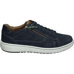 Josef Seibel DAVID 07 - CasualHeren sneakersHeren veterschoenVrije tijdsschoenen - Kleur: Blauw - Maat: 41