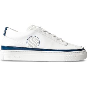 Komrads Vegan Sneakers dames en heren - APLS Maça Low Notturno Blue - Schoen uit duurzaam en gerecycleerd materiaal - wit - laag - maat 42