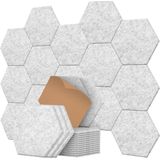 Akoestische Panelen - 12 Stuks Zeshoekige Geluidsisolatie voor Geluidsstudio en Kantoor