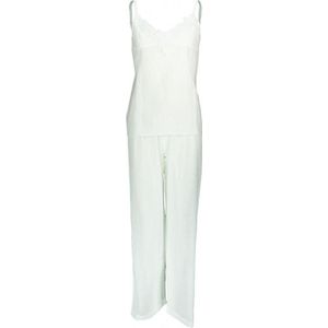 Irresistible Dames Pyjama - Katoen - Spaghetti Bandjes - Wit - Maat XL