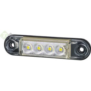 Zijmarkeringslamp klein - Contourlamp wit - 4 LEDS - Horpol