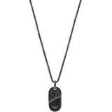 Emporio Armani EGS3138001 Heren Collier - Zwart