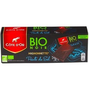 Côte d'Or Bio Noir Mignonnette Pointe De Sel - 180 g (18 Mignonnette)