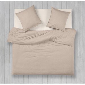 Casilin - Jersey Dekbedovertrek - Leon - Sand - 240x220 + 2 slopen