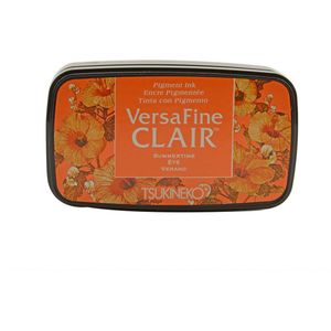 VF-CLA-701 Versafine Clair Stempelkussen - summertime oranje - permanente stempel inkt